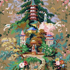 Chinoiserie Palace ~ Faded Glory ~ Large