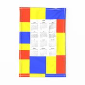 Color Block Calendar for 2022