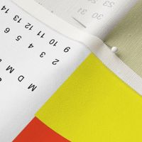 Color Block Calendar for 2022