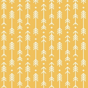 mimosa cross plus arrows - pantone color of the year 2009