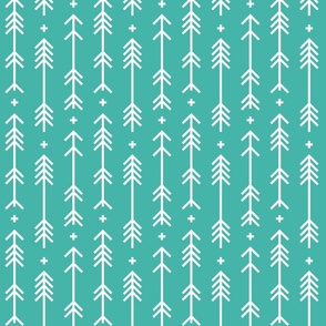 turquoise cross plus arrows - pantone color of the year 2010