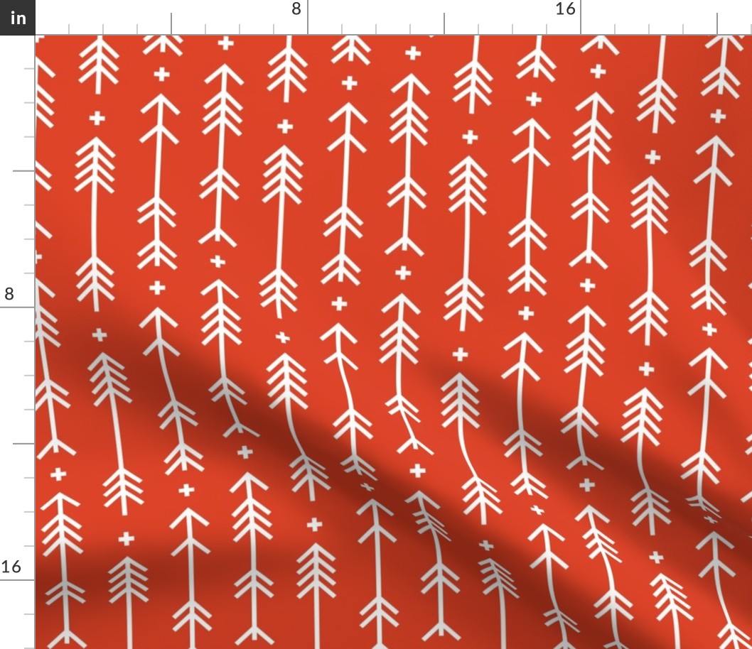 tangerine tango cross plus arrows - pantone color of the year 2012