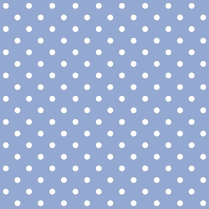 serenity polka dots - pantone color of the year 2016