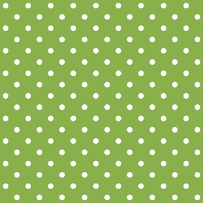 greenery polka dots - pantone color of the year 2017