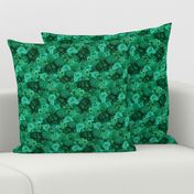 Malachite Swirls in Emerald Garden