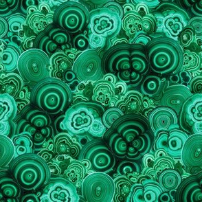 Malachite Swirls in Emerald Garden