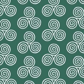 triskelion - pine green