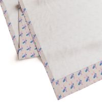 Surf Bunny on sand//girls surf fabric. modern seaside fabric