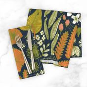 Botanical Sketchbook M+M Navy Black by Friztin