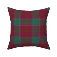 Connacht/Connaught Irish District tartan #1, 6" red/green