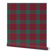 Connacht/Connaught Irish District tartan #1, 6" red/green