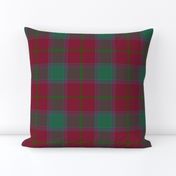 Connacht/Connaught Irish District tartan #1, 6" red/green