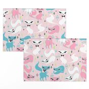 Swanky Kittens  Pink- MEDIUM