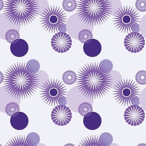 Sparkling Circles - 4in (purple)