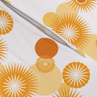 Sparkling Circles - 8in (orange)