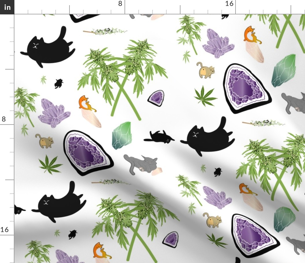 Cats, Crystals, & Cannabis 