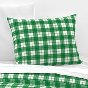 Green and White Plaid