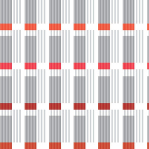 Corrugated | Reds with gray