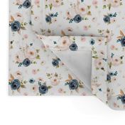 Blush and Blue Floral Smaller