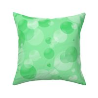 Green Bubbles and Dots