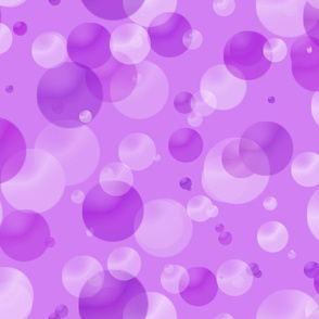 Purple Bubbles and Dots