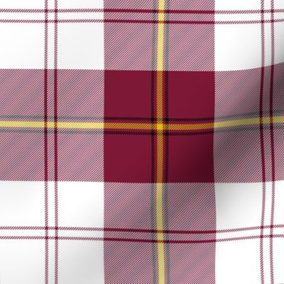 Cunningham dress tartan, 6" burgundy