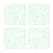 Green Watercolor Dots