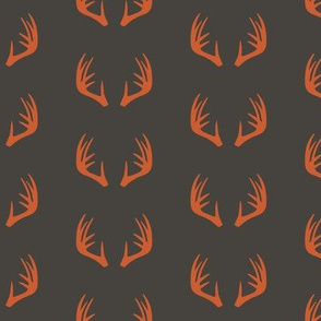 antlers - woodland fabric - C1 (OB)