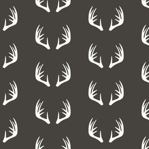 antlers - woodland fabric - C1 (CB)