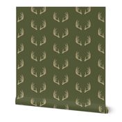 antlers - woodland fabric - C2 (OT)