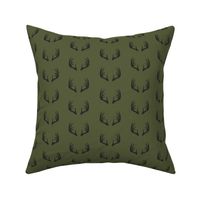 antlers - woodland fabric - C2 (OG)