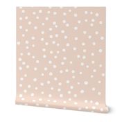 Dotty dusky pink {large}