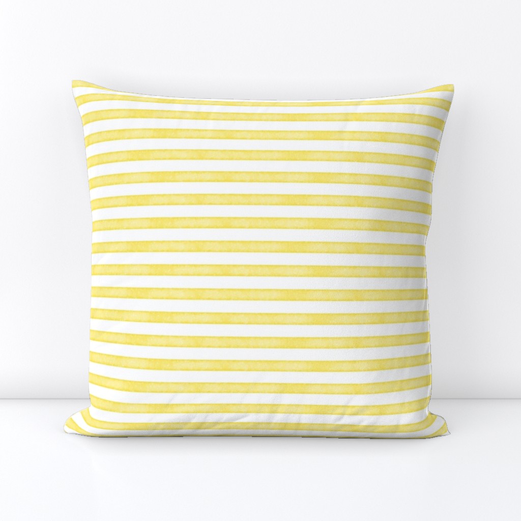 salted watercolor stripes // yellow 