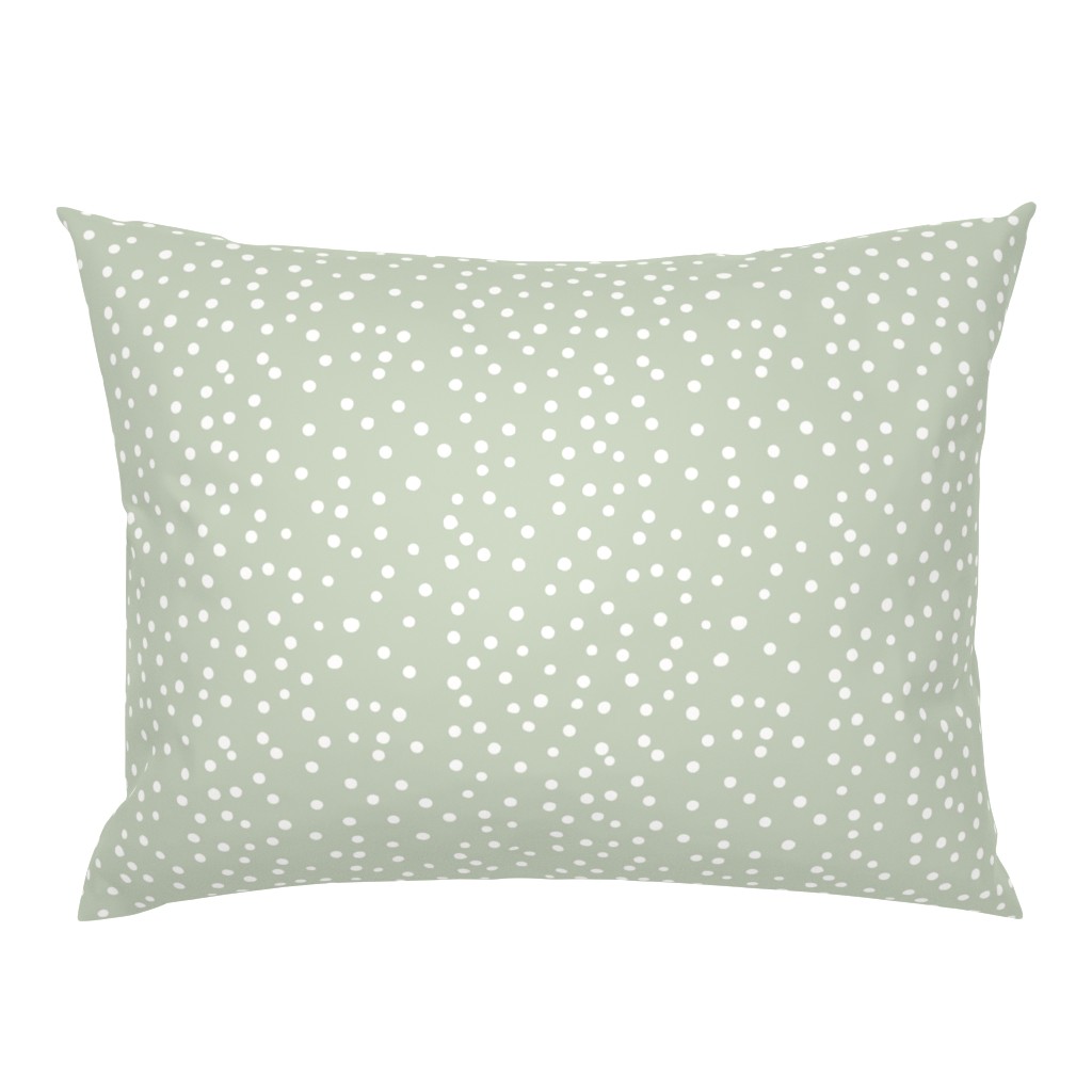 Dotty dusky green {large}