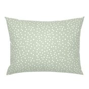 Dotty dusky green {large}