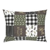 Little Man/Wild & Free - Woodland patchwork - C2 Plaid (90)