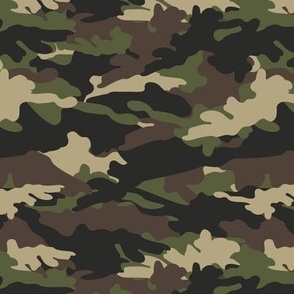 Tissu Camouflage, papier peint & accessoires - Spoonflower