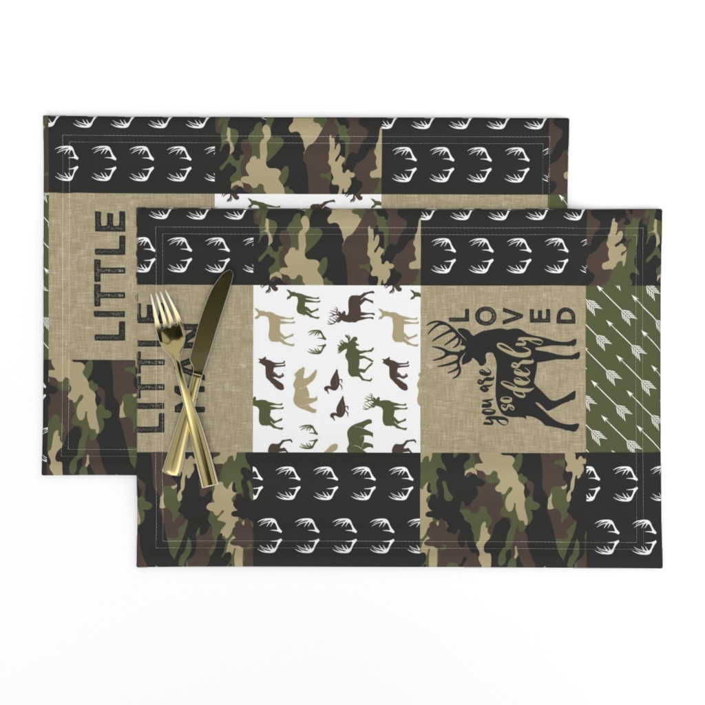 Little Man - Deer Woodland wholecloth - C2(90)