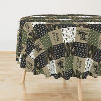 Little Man - Deer Woodland wholecloth - C2(90)