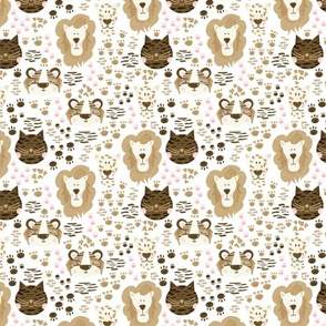 Wild Animals Seamless Pattern