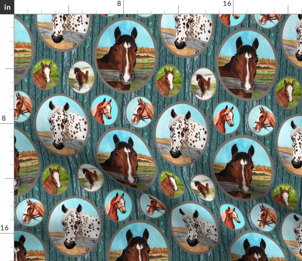 horse_portraits_barn_boards_teal_8x8