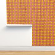 squiggle plaid 2 - honey red