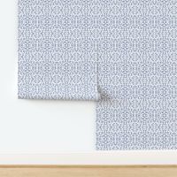 ARABESQUE Soft French Blue on White