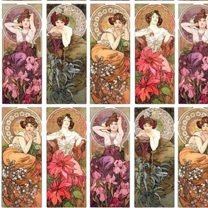 Precious Stones by Alfons Mucha