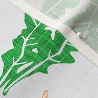 vegetales tea towel 