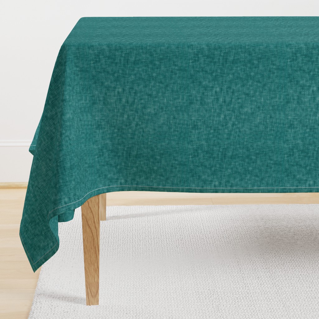 Wintry Wood Solid Linen (teal)