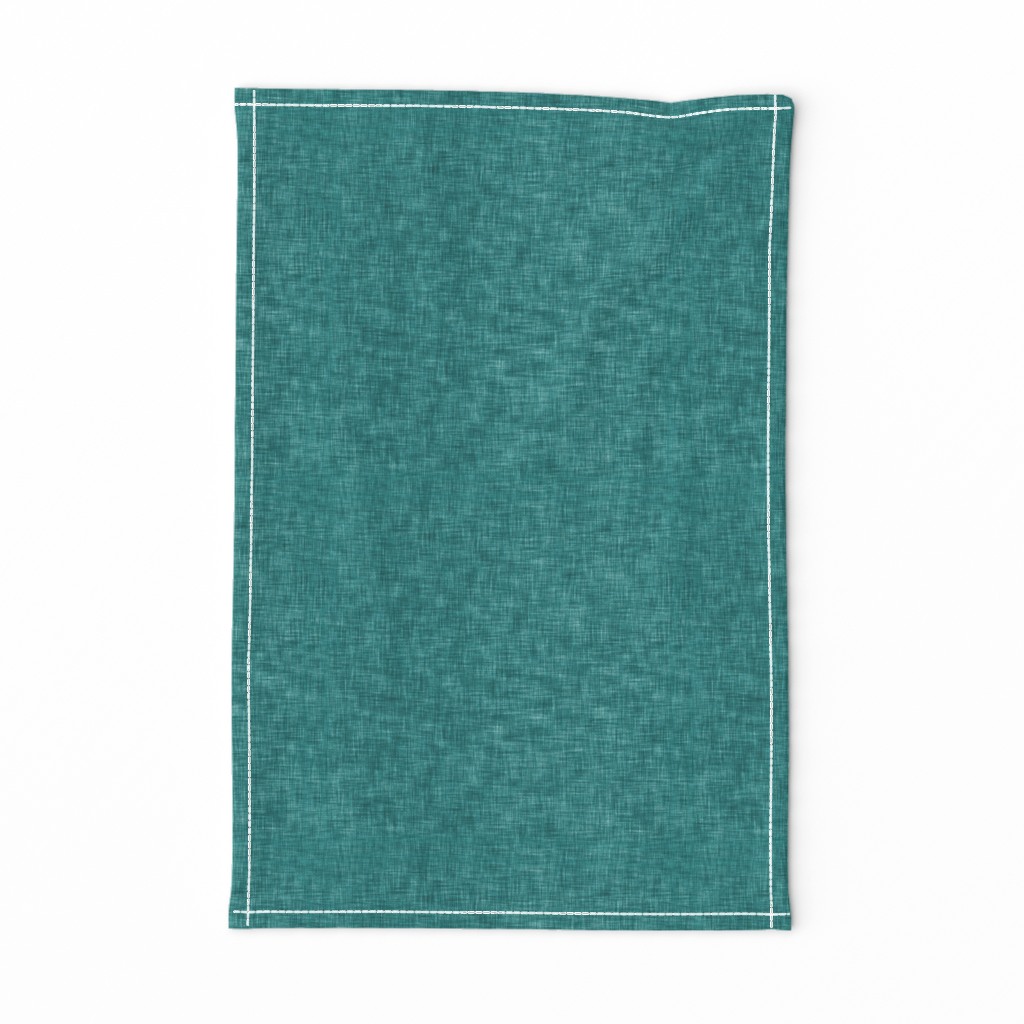 Wintry Wood Solid Linen (teal)