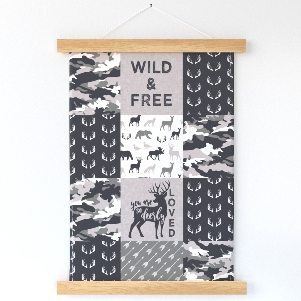 Wild&Free/Deerly Loved Woodland Wholecloth - C3