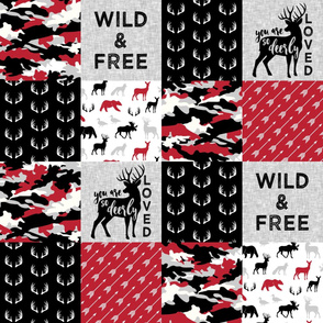 Wild&Free/Deerly Loved Woodland Wholecloth - C11