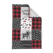 Wild&Free/Deerly Loved Little Man Patchwork Wholecloth- C11 Plaid